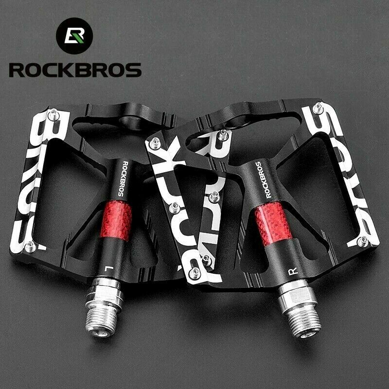 ROCKBROS Lightweight Flat Bike Pedals in Various Colours (Pair) - ROCKBROSUSA