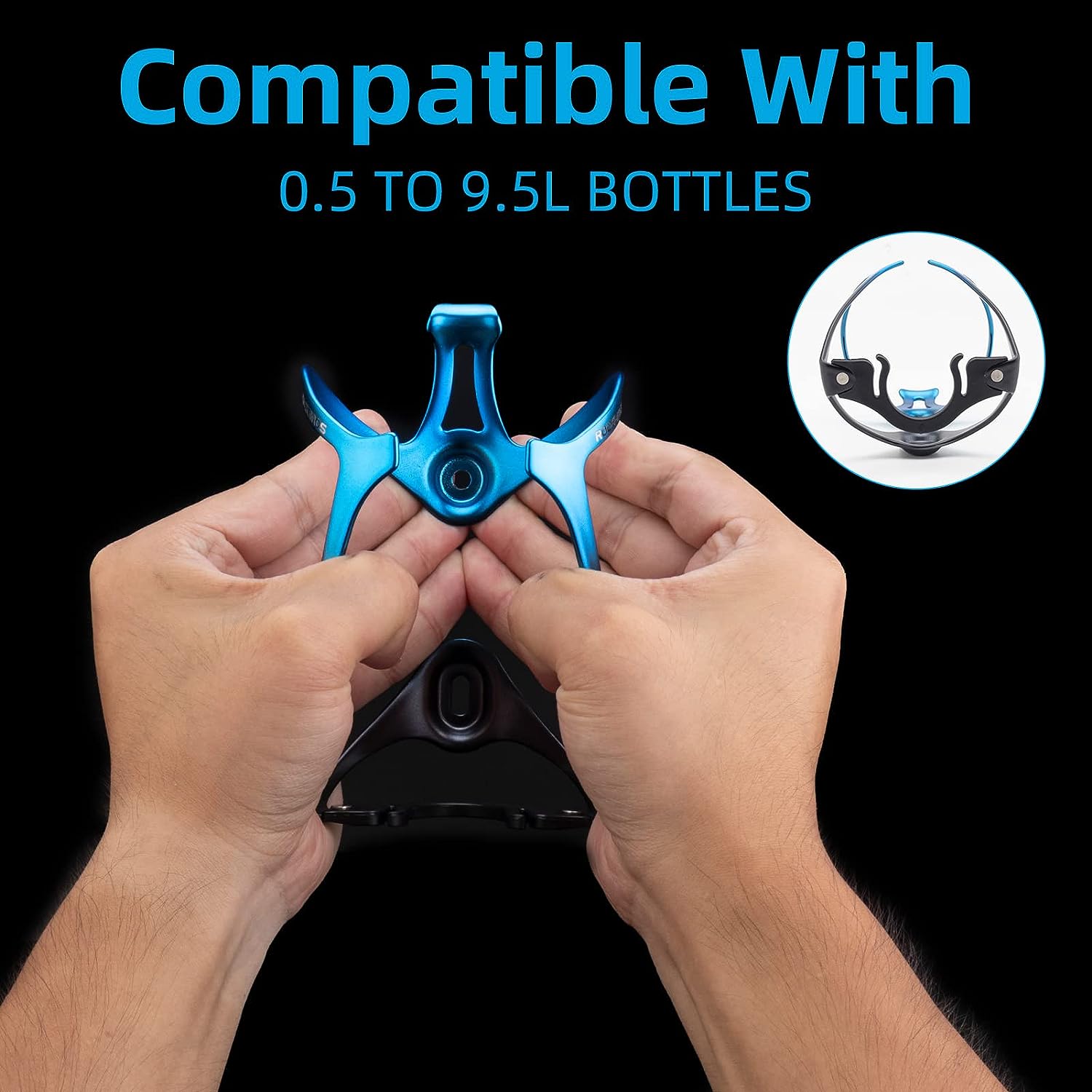 ROCKBROS Bike Water Bottle Holder Lightweight Bicycle Water Bottle Cage Aluminum Alloy Bike Cup Holder - ROCKBROSUSA