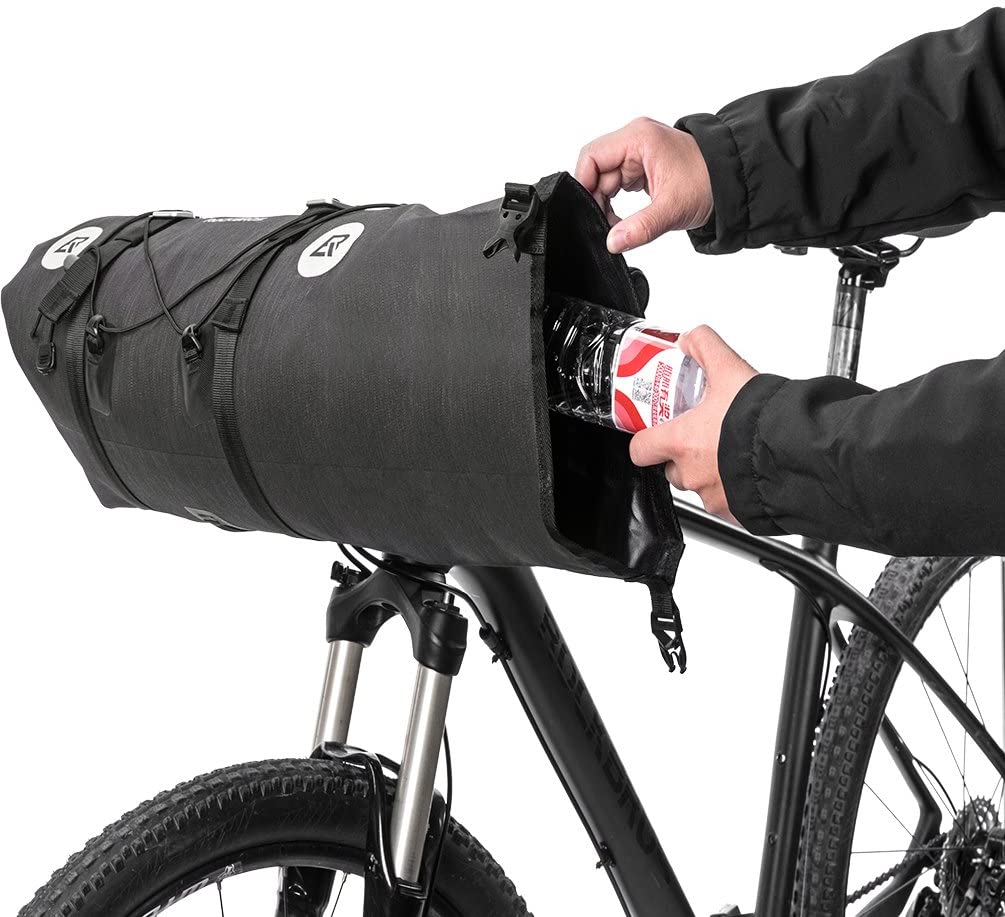 ROCKBROS Waterproof Handlebar Bags Front 2 Dry Packs for MTB Road Bicycles 19-20L
