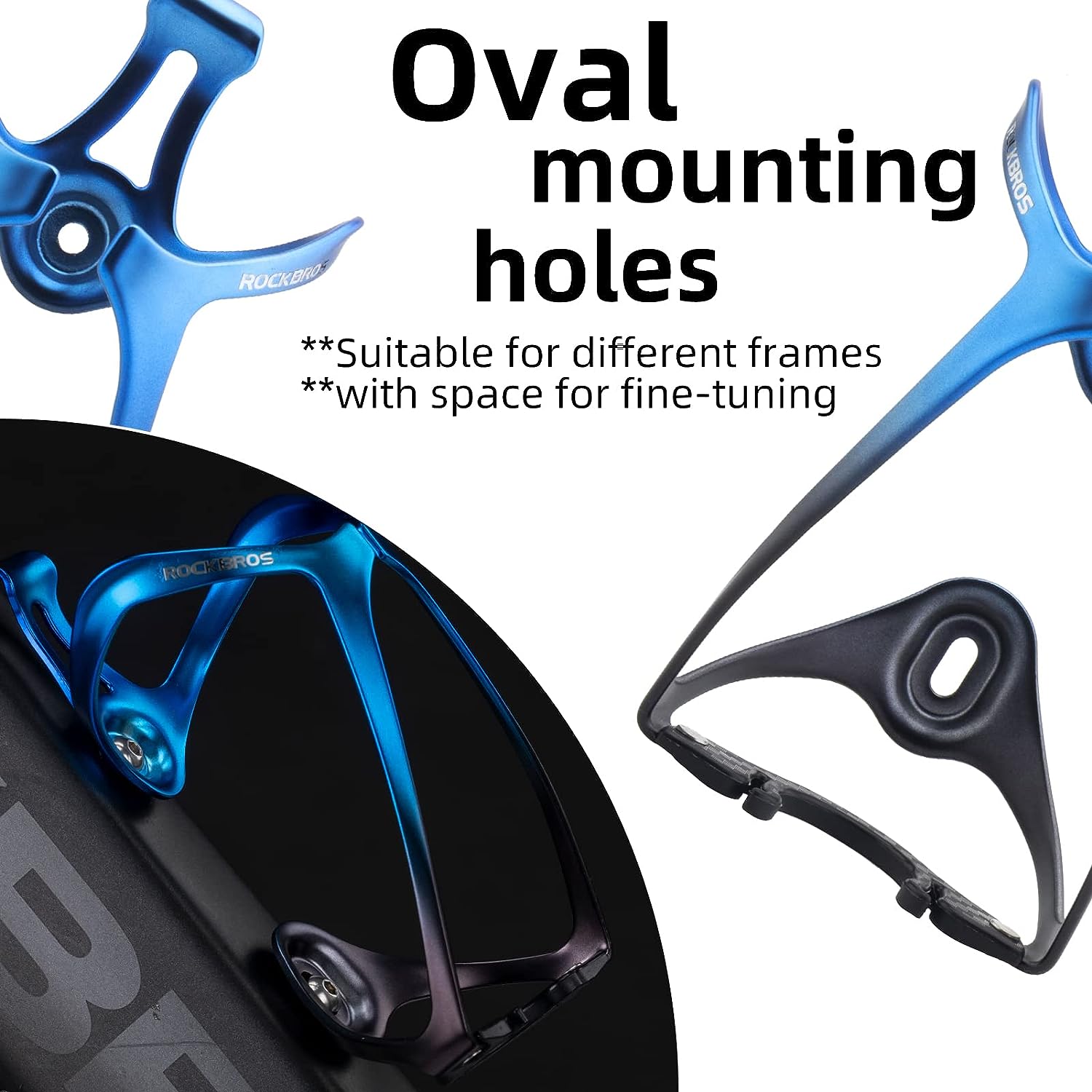 ROCKBROS Bike Water Bottle Holder Lightweight Bicycle Water Bottle Cage Aluminum Alloy Bike Cup Holder - ROCKBROSUSA