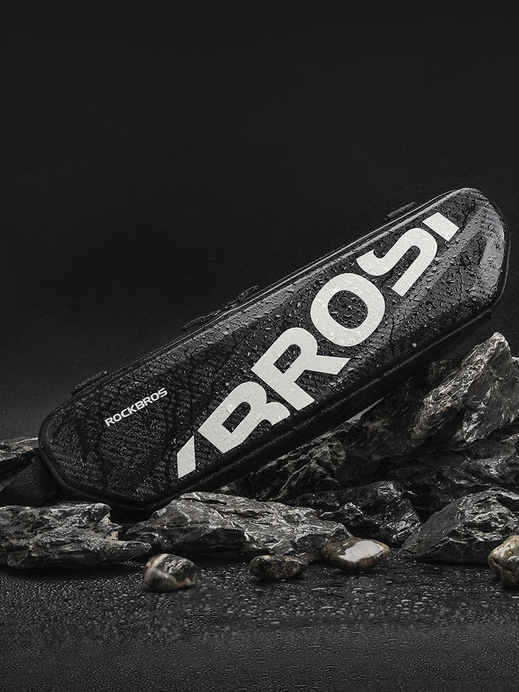 ROCKBROS E-Bike Bag top Tube Front Frame Bag Black Waterproof 4.5L Beam Storage Package - ROCKBROSUSA