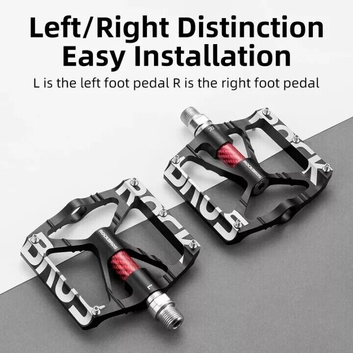 ROCKBROS Lightweight Flat Bike Pedals in Various Colours (Pair) - ROCKBROSUSA