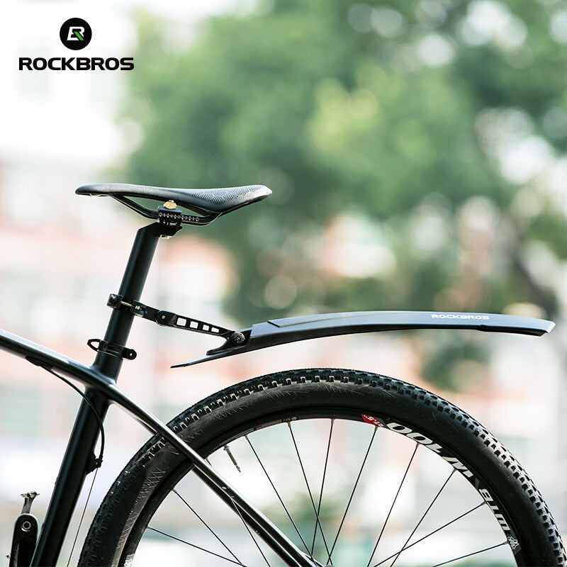 ROCKBROS MTB Bicycle Fender with LED Light - Rear Front Mudguard - ROCKBROSUSA
