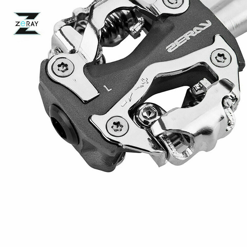 ROCKBROS ZERAY Bike Pedals Self-locking Aluminum Alloy Mountain Bike SPD CR-MO Pedals - ROCKBROSUSA