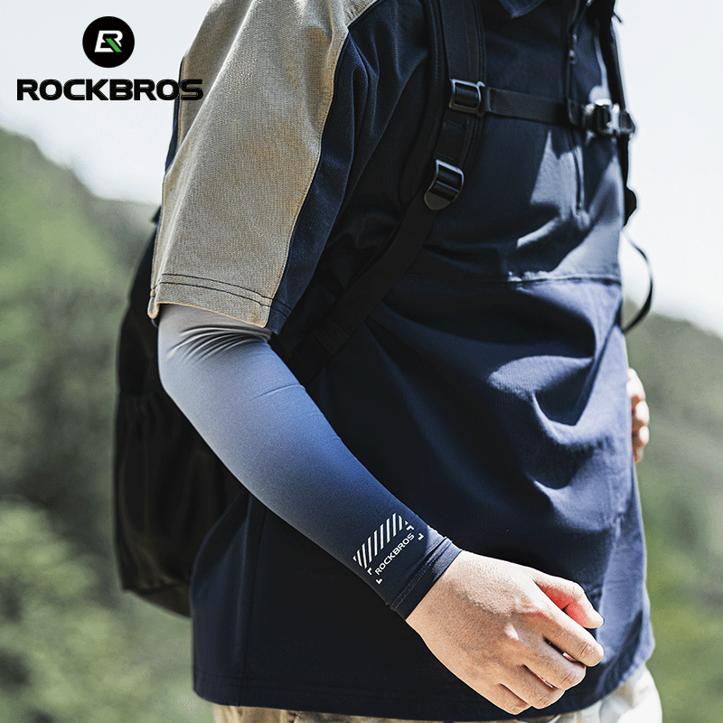 ROCKBROS Sun Protection Arm Sleeves Cooling Running - ROCKBROSUSA