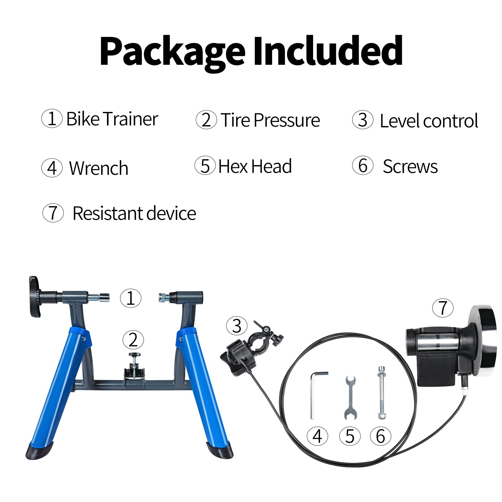 ROCKBROS-Bike Trainer Stand for Indoor Riding Bicycle Exercise Magnetic Stand