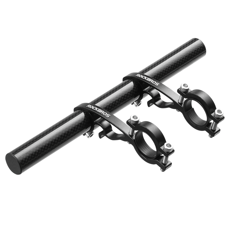 ROCKBROS Bike Handlebar Extender Double Bike Handlebar Bracket Mount Bicycle Handlebar Extension Lightweight Durable for Holding Bicycle Speedometer GPS Phone Mount Holder