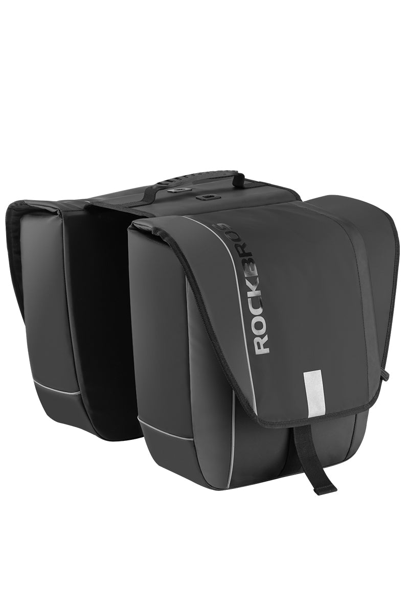 ROCKBROS Super 30-Litre Bicycle Saddlebags in Black - ROCKBROSUSA