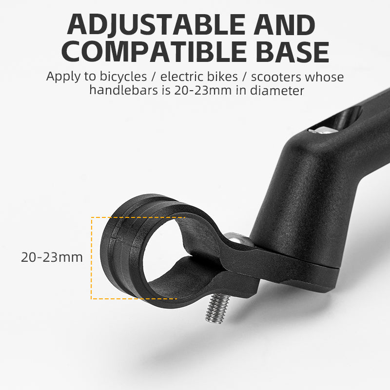 ROCKBROS Adjustable Bike Mirror Anti-Glare 360-Degree Rotation - ROCKBROSUSA