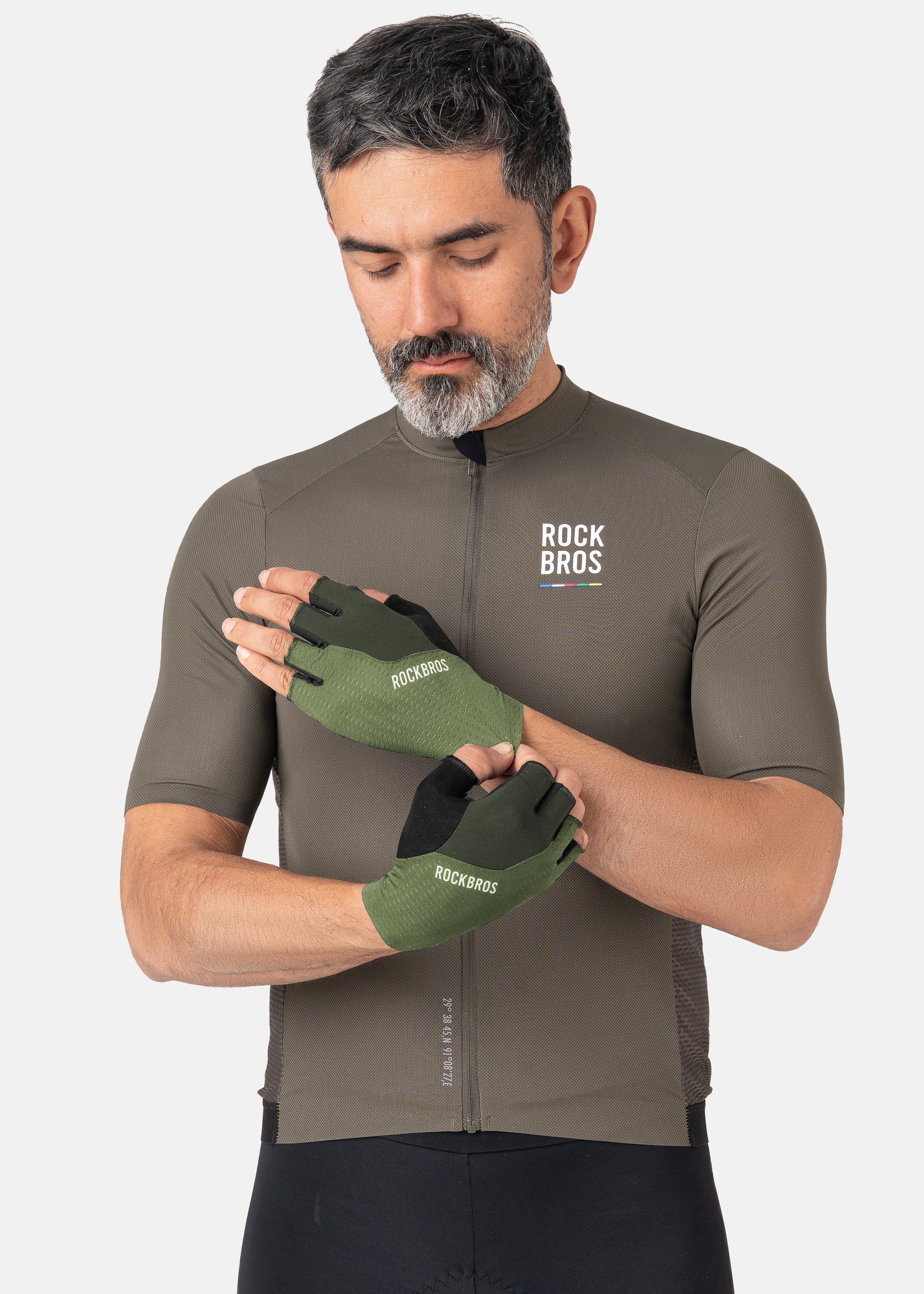 【ROAD TO SKY】by ROCKBROS Fingerless Anti-Slip Cycling Gloves in Various Colours - ROCKBROSUSA