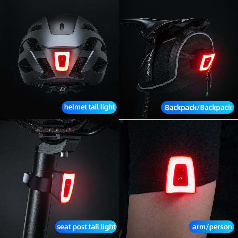 ROCKBROS Compact Red Helmet Light TT30-WD - ROCKBROSUSA