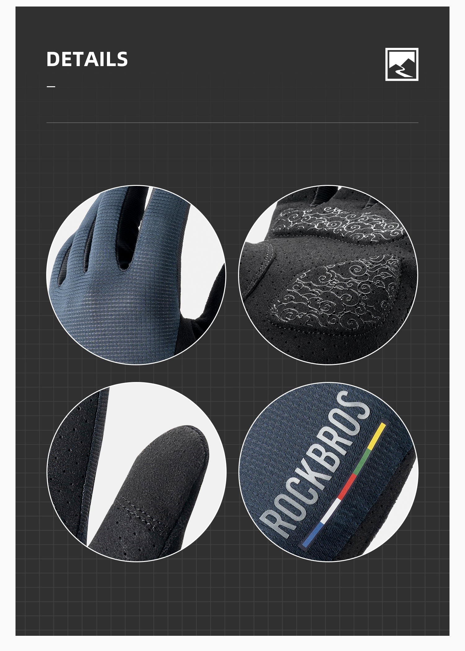【ROAD TO SKY】by ROCKBROS Anti-Slip Cycling Gloves in Various Colours - ROCKBROSUSA