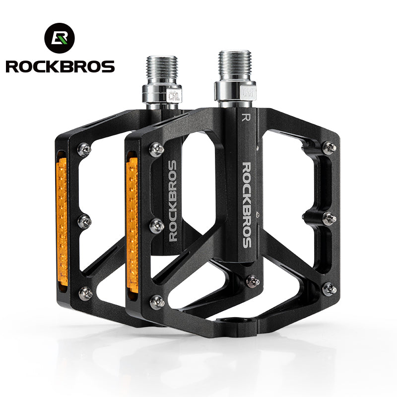 ROCKBROS Anti-Skid Aluminum Alloy Bike Pedals - Waterproof, Multiple Colors - ROCKBROSUSA