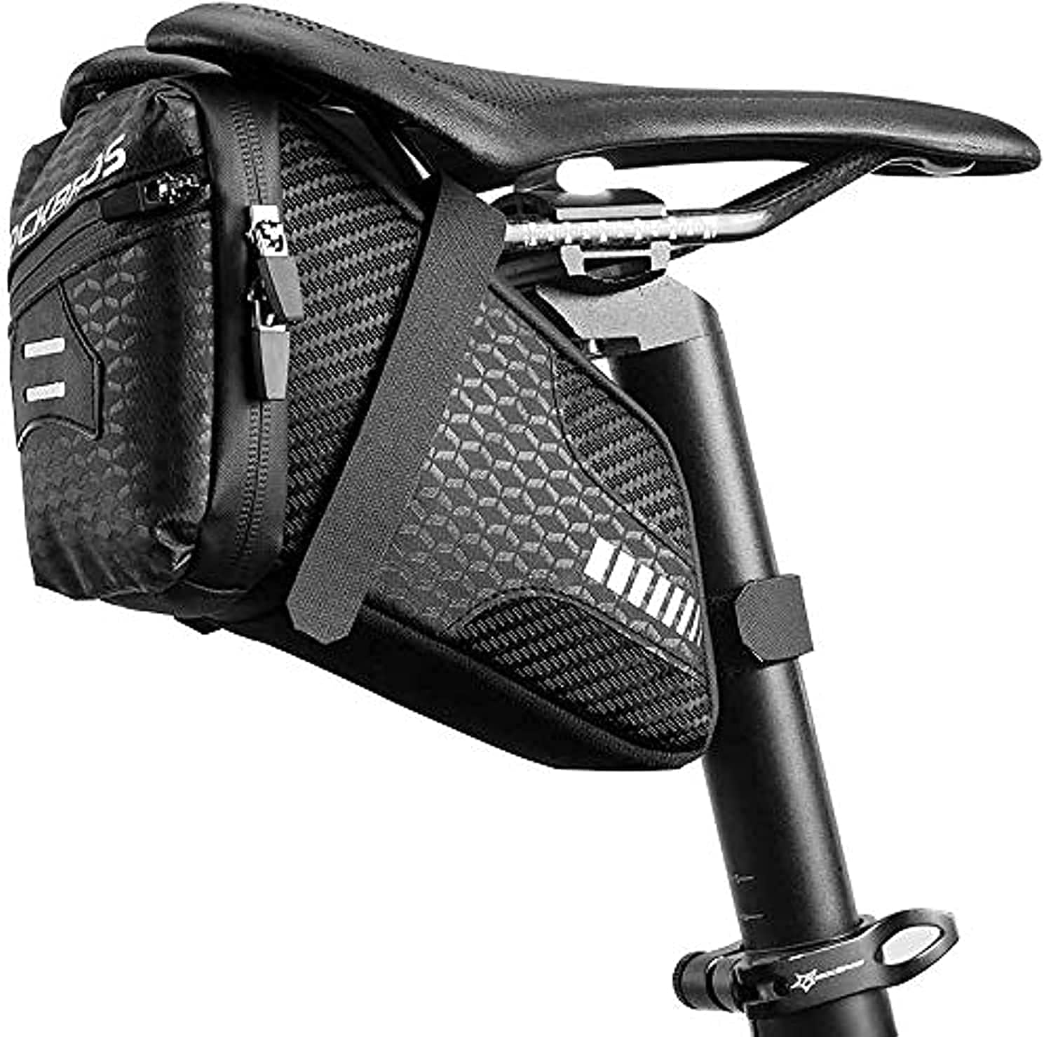 ROCKBROS Waterproof Bicycle Saddle Bag Durable, Reflective, Eas