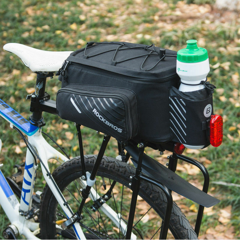 ROCKBROS Pro Bicycle Rear Rack Bag with Extra Pockets - ROCKBROSUSA