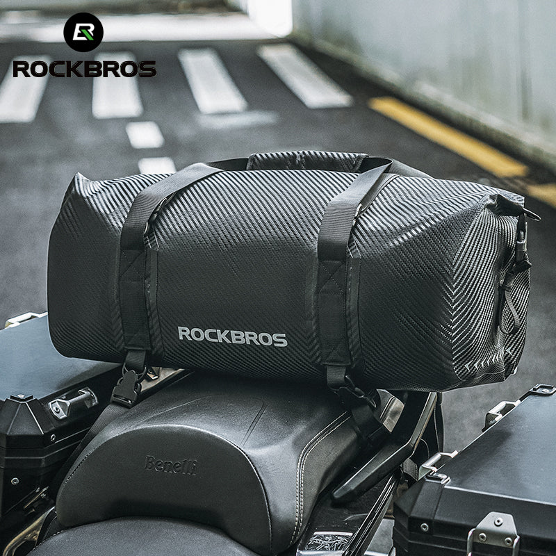 ROCKBROS Motorcycle Rear Tail Bag Saddle Bag Luggage Storage Pannier Waterproof - ROCKBROSUSA