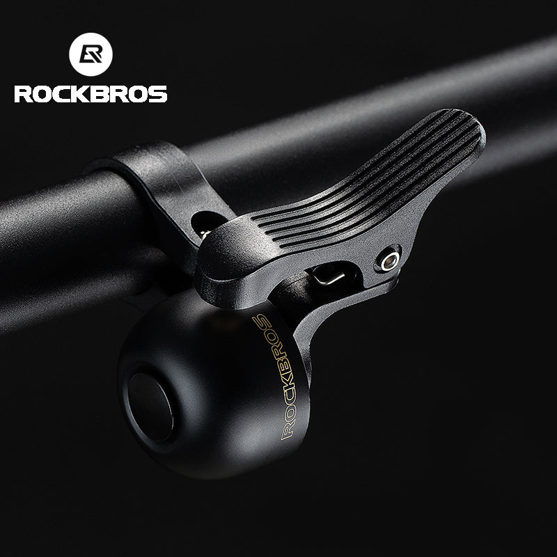 ROCKBROS Bike Bell Copper Alloy Durable Bicycle Bell with Clear&Long Sound Bike Ring Bell - ROCKBROSUSA