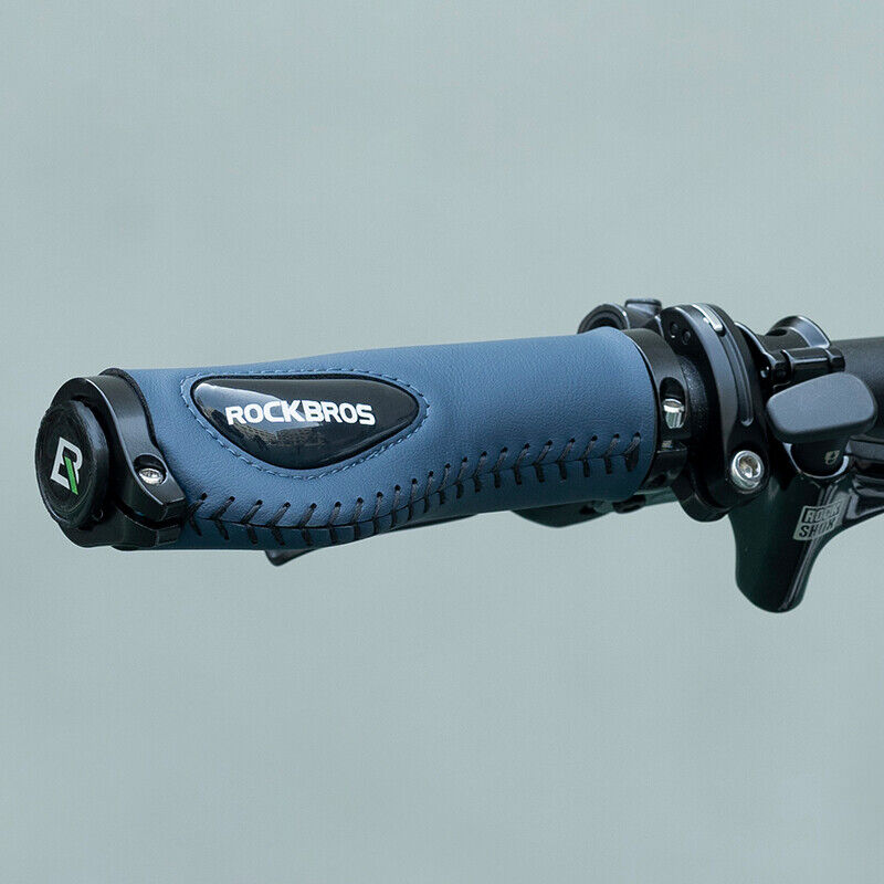 ROCKBROS Bike Double Lock Rubber Grips Bicycle Handlebar Grips Anti-skid 2.22cm - ROCKBROSUSA