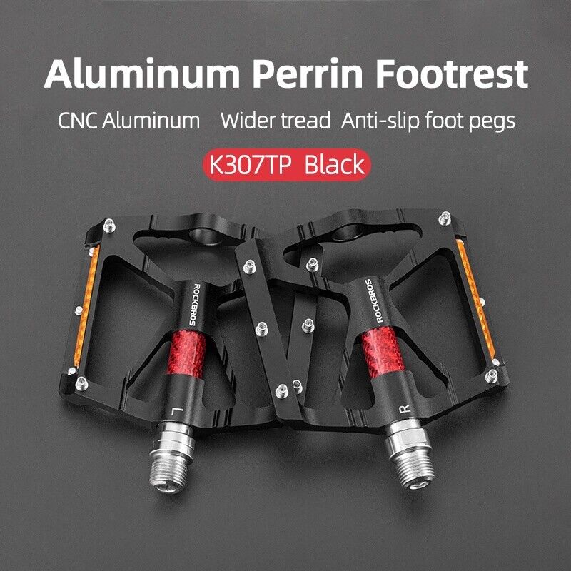 ROCKBROS Lightweight Flat Bike Pedals in Various Colours (Pair) - ROCKBROSUSA