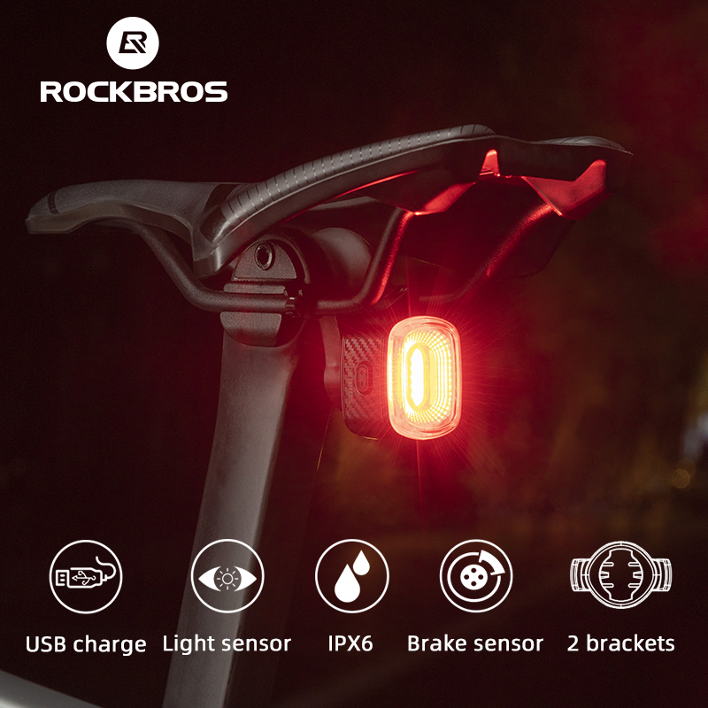 ROCKBROS Smart Bike Brake & Tail Light Q4