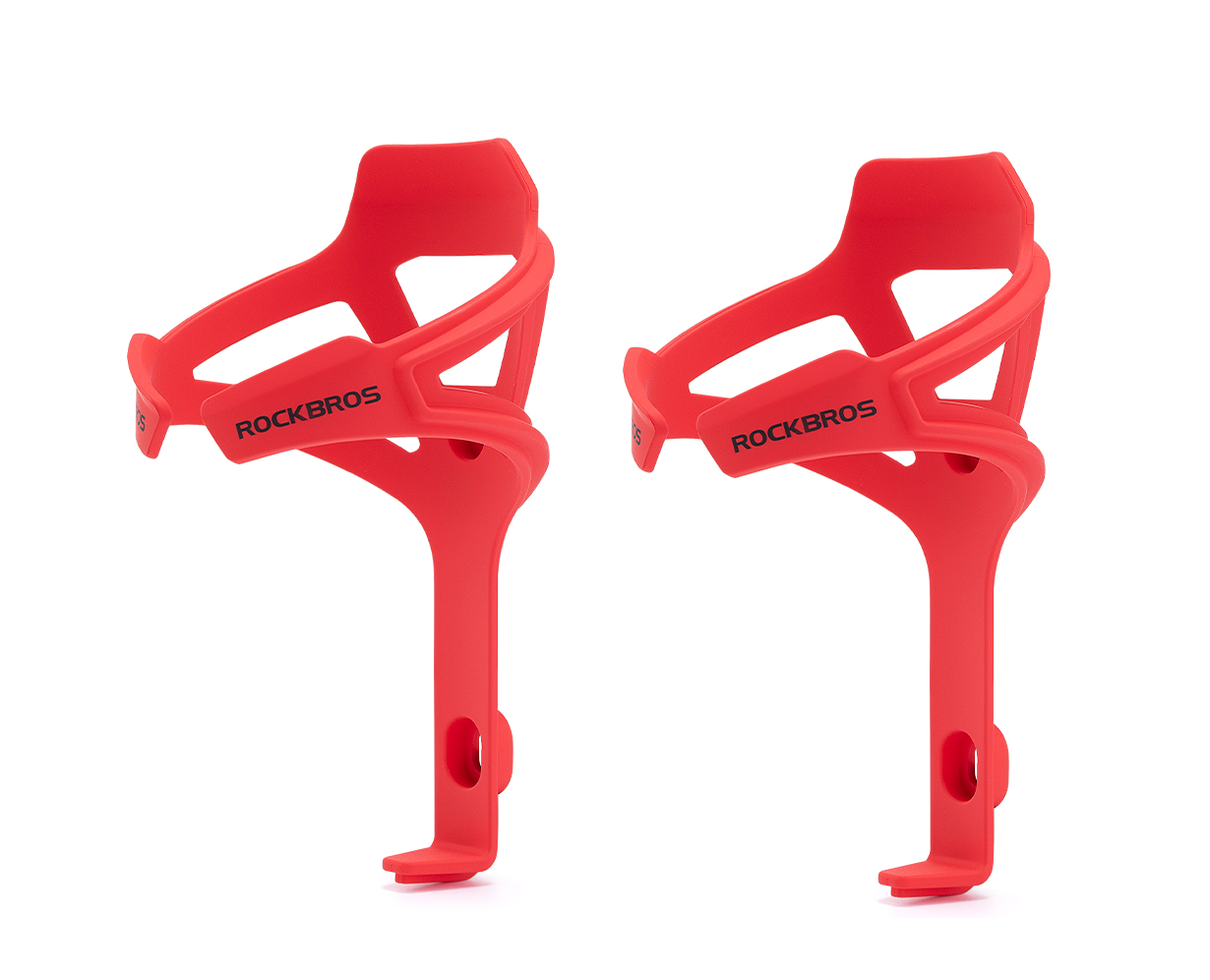 ROCKBROS 2pcs Bike Water Bottle Cage Holder Mount Bicycle Cycling Drink Cup Polycarbonate - ROCKBROSUSA