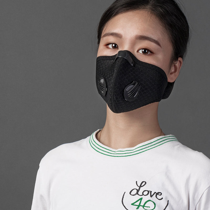 ROCKBROS-Cycling Face Mask Filter PM2.5 Anit-fog Breathable Dust-proof  Mask Anti-droplet- Buy 5 get 50% OFF