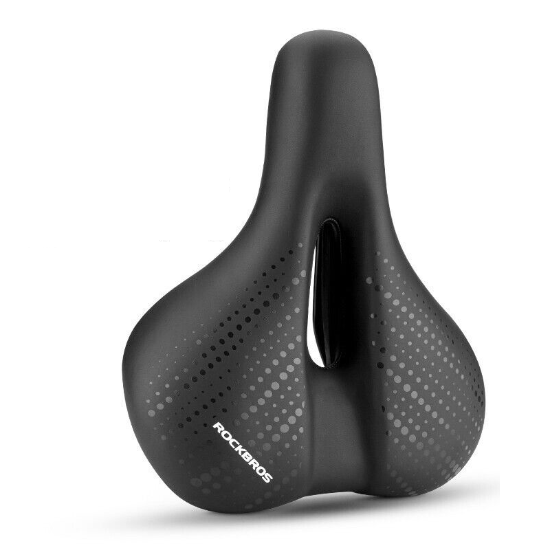 ROCKBROS MTB Road Cycling Seat Saddle with Rear light Shock AbsorptionGel Bike Comfort Cushion