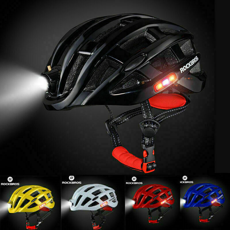 ROCKBROS MTB Road Bike Helmet Light Helmet Outdoor Night Cycling Ultralight EPS - ROCKBROSUSA