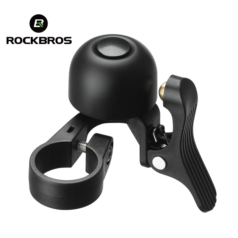 ROCKBROS Bike Bell Copper Alloy Durable Bicycle Bell with Clear&Long Sound Bike Ring Bell - ROCKBROSUSA