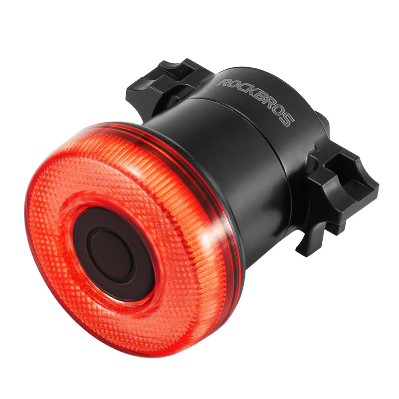 ROCKBROS Upgraded Smart Bicycle Brake Light USB-C Rechargeable IPX7 Waterproof Cycling Rear Light - ROCKBROSUSA