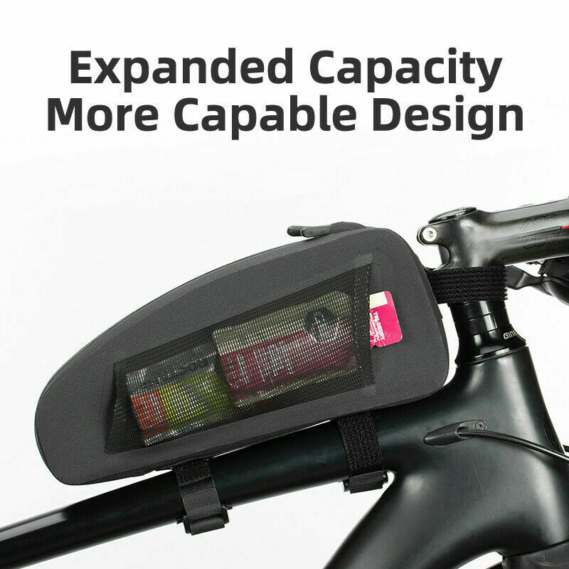 ROCKBROS Double Zipper Top Tube Bag Frame Fitted Bike Bag Front Frame Bag - ROCKBROSUSA