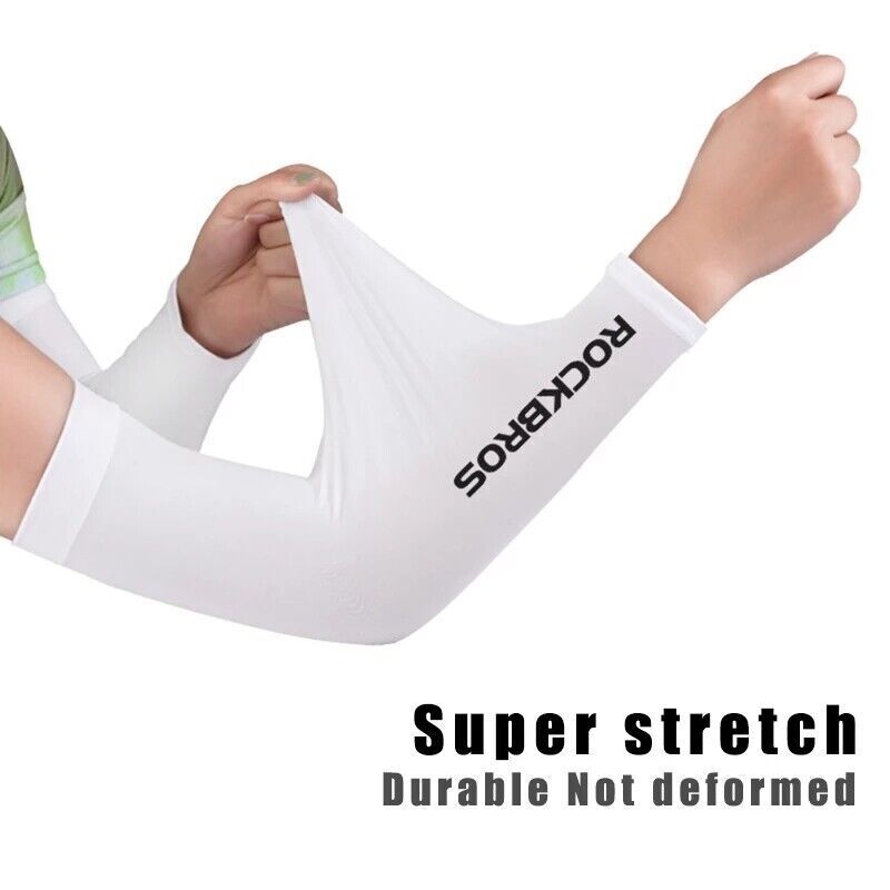 ROCKBROS Sun Protection Cycling Arm Sleeves Cooling Summer - ROCKBROSUSA