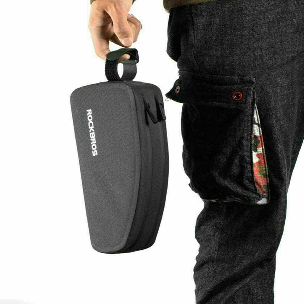 ROCKBROS Double Zipper Top Tube Bag Frame Fitted Bike Bag Front Frame Bag - ROCKBROSUSA