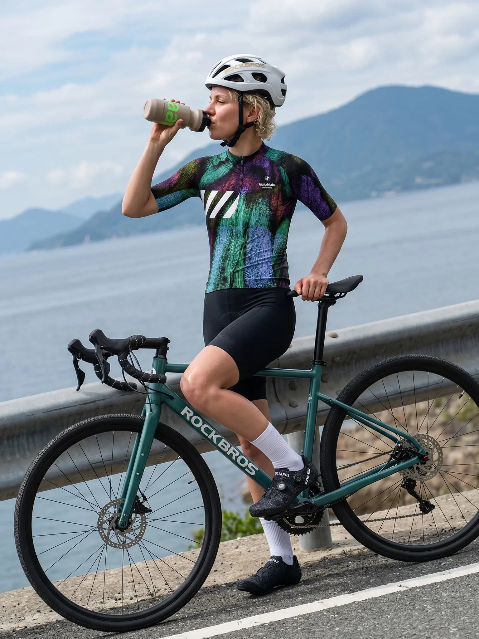 Women's Cycling Jersey Street Graffiti#Type_Neon Chalk