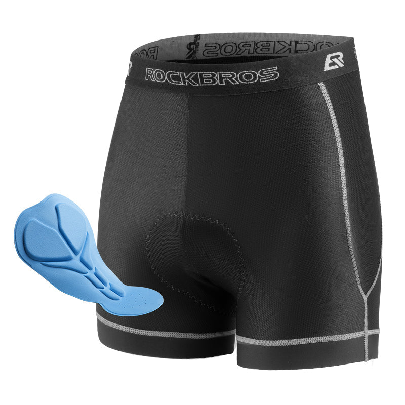 Men's Cycling Underwear Liner Shorts 3D Padded