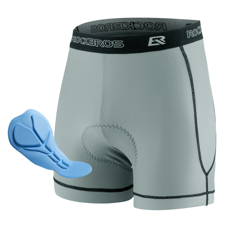 Men's Cycling Underwear Liner Shorts 3D Padded