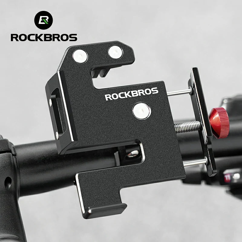 S Clip Ring Bike Phone Holder for 4.7–7.09" Phones