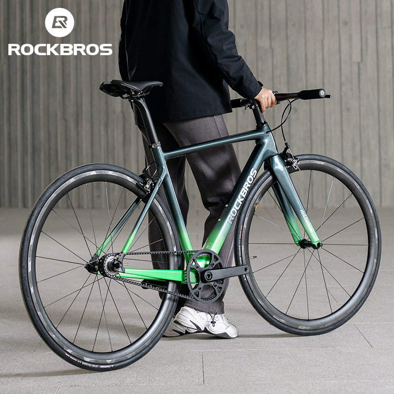 Hoelderlin - Carbon Fiber Flat-Bar Road Bike ¨C Green Black