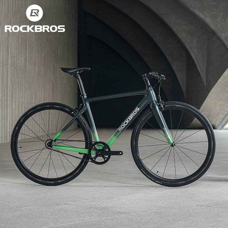 Hoelderlin - Carbon Fiber Flat-Bar Road Bike ¨C Green Black