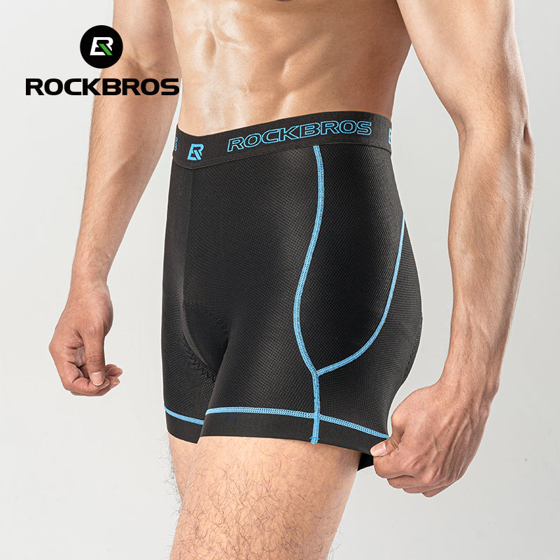 Men's Cycling Underwear Liner Shorts 3D Padded