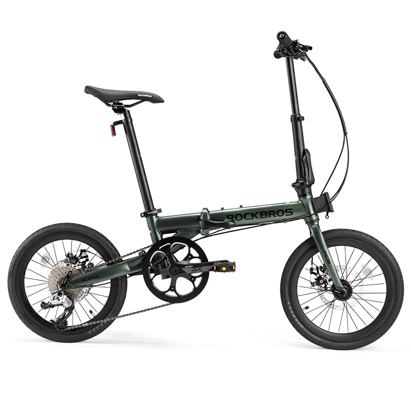 ACS 16-Inch Folding Bike Commuter Lightweight Aluminum Frame 9