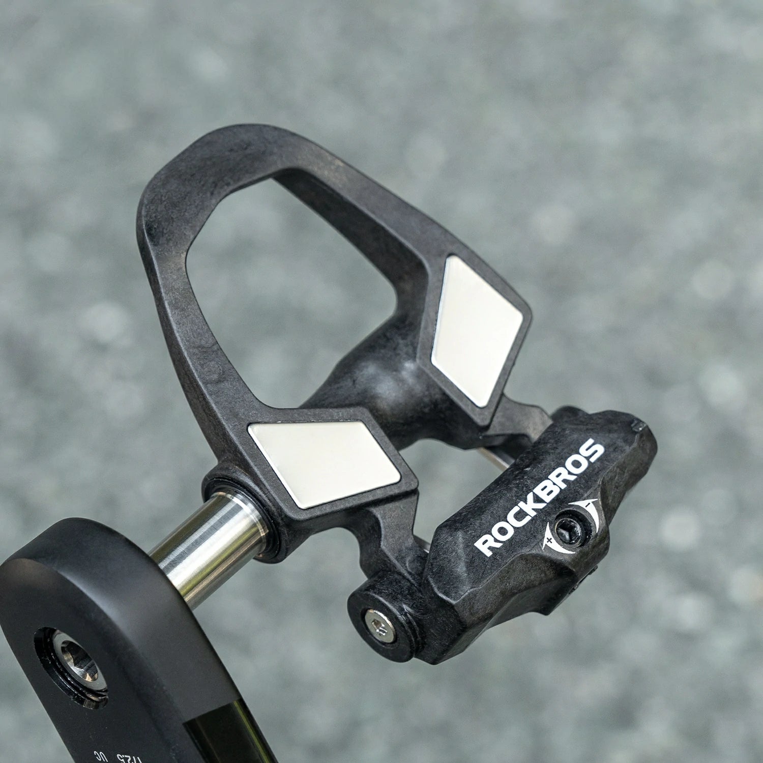 Road Bike Carbon Fiber Clipless Pedals SPD with Titanium Axle