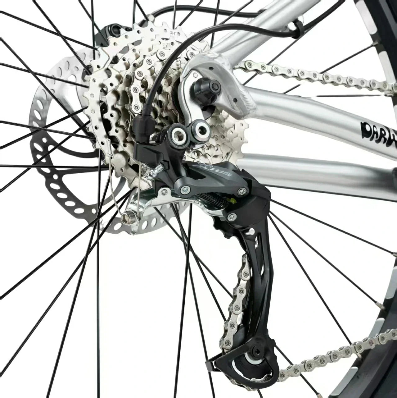 Reliable suspension fork with disc brake support for 26-inch bicycles