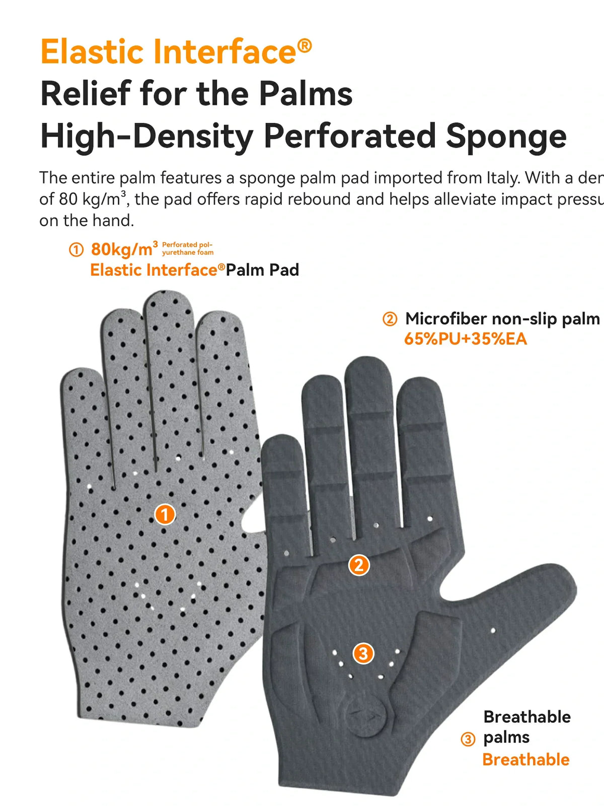 Touchscreen-compatible fingertips on cycling gloves