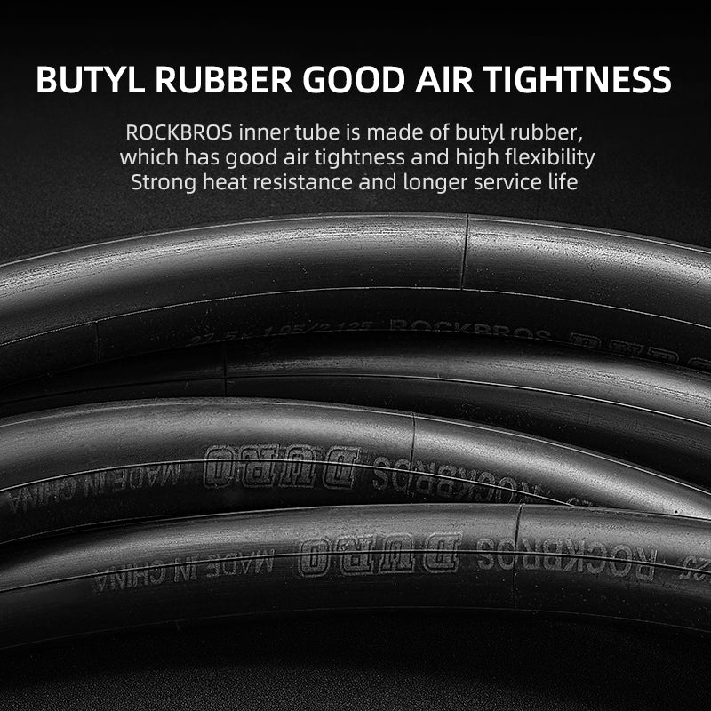 26'/27.5'X1.95/2.125 Mountain Bike Inner Tube 48mm Presta/Schrader Valve High Self Sealing Butyl Rubber