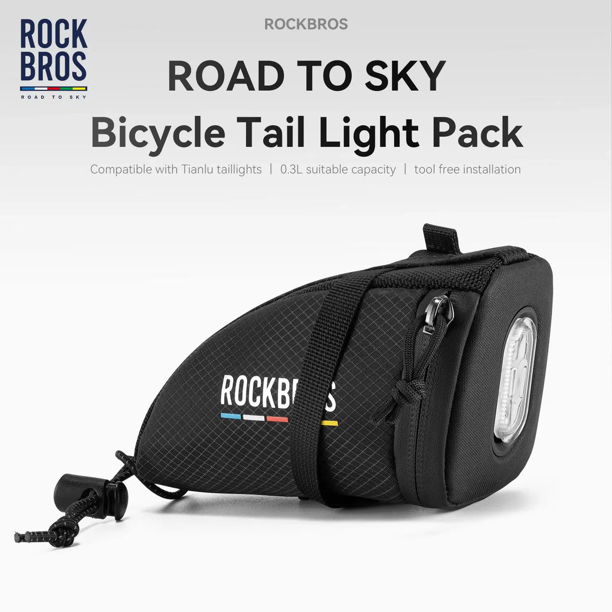 Compact saddle bag and taillight product detail