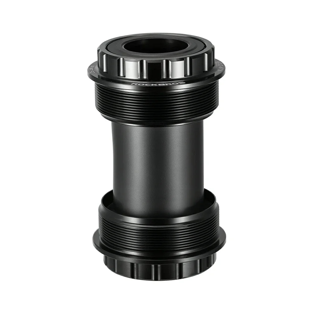 Black bicycle bottom bracket on a white background #Size_BBT47-68-24