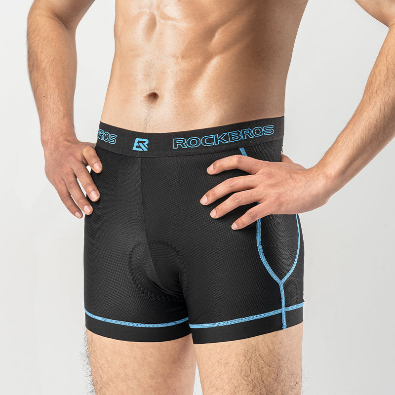 Men's Cycling Underwear Liner Shorts 3D Padded