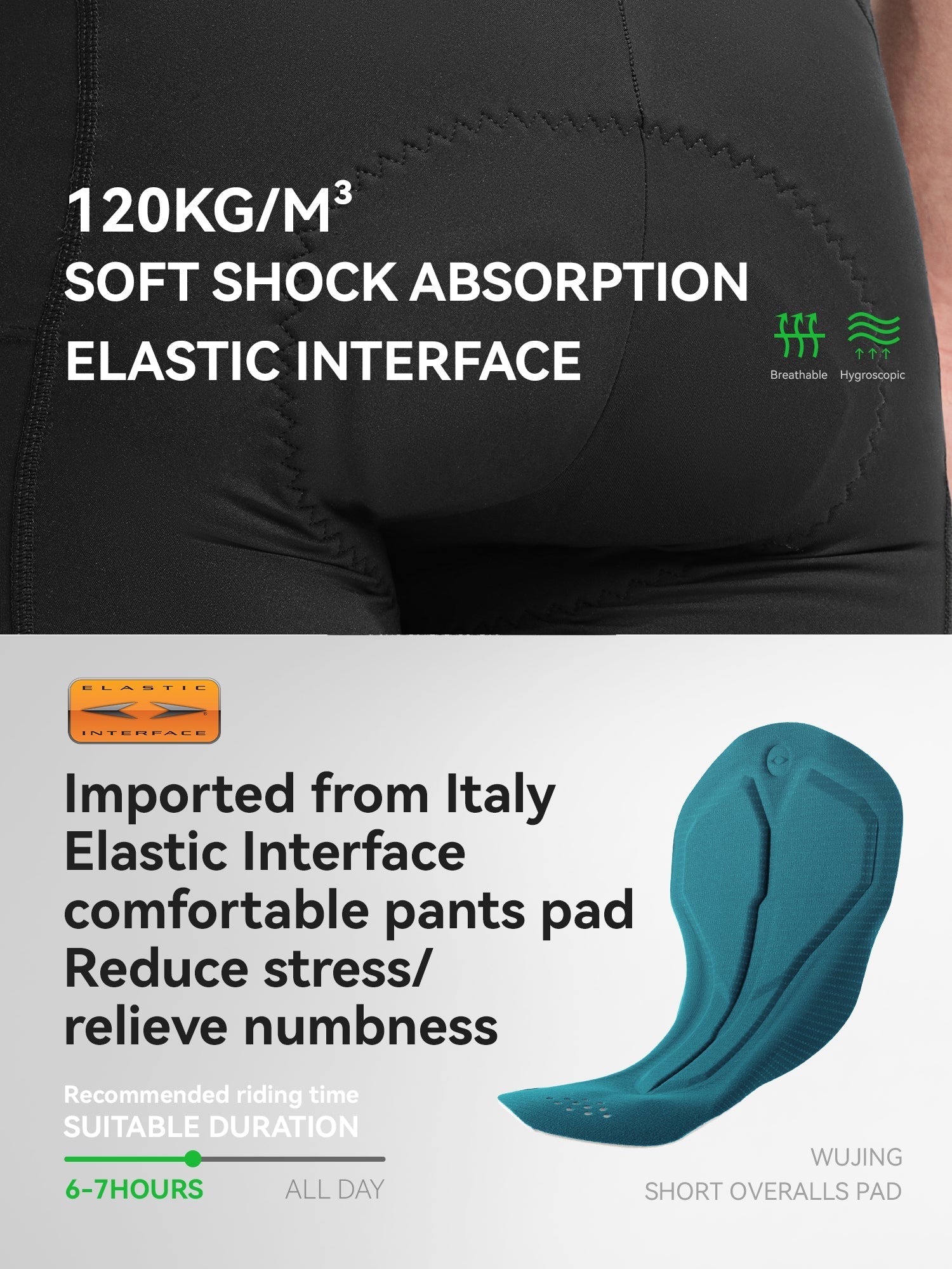 Road to Sky - Elastic Interface® Chamois Men’s  Bib Shorts