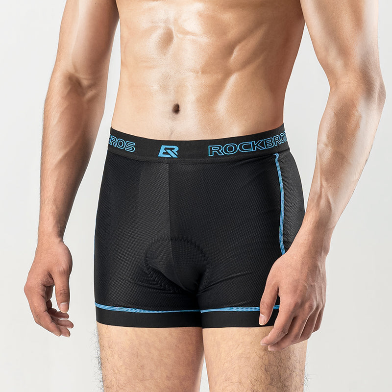 Men's Cycling Underwear Liner Shorts 3D Padded